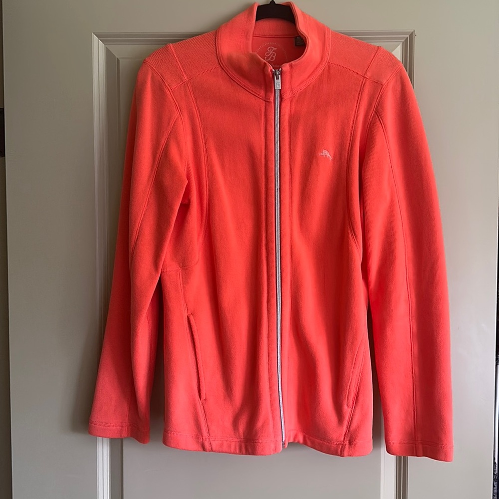 Tommy Bahama zippered sweatshirt/jacket.